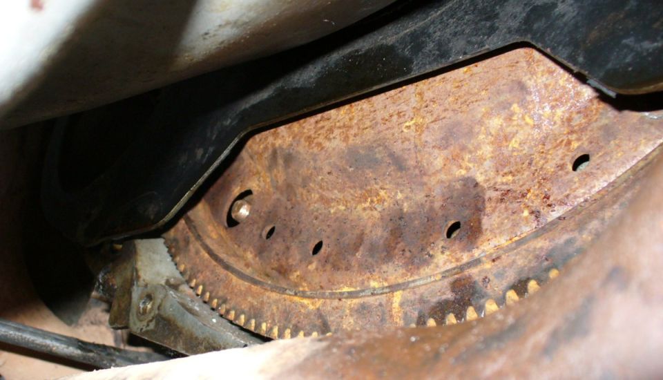 Still trying to get the flex-plate and torque converter lined up...