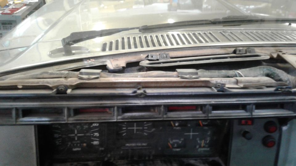 Removed dash pad