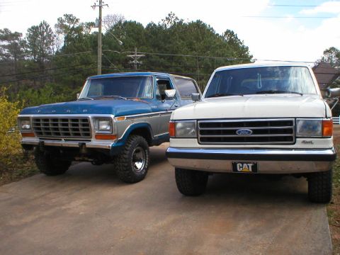 Brutus And Mad Bronco Together - 1978 Ford Bronco
