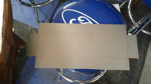 1985 Ford Bronco - Box ready to be bent up.