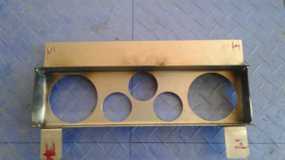 All nut locations transfered and drilled.