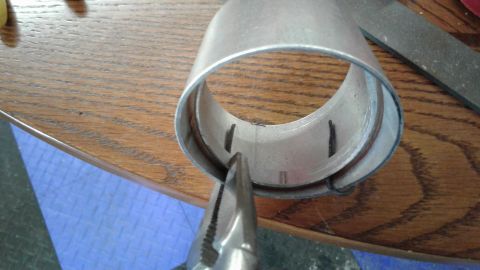 1985 Ford Bronco - Technique for floating the gauge mounting ring