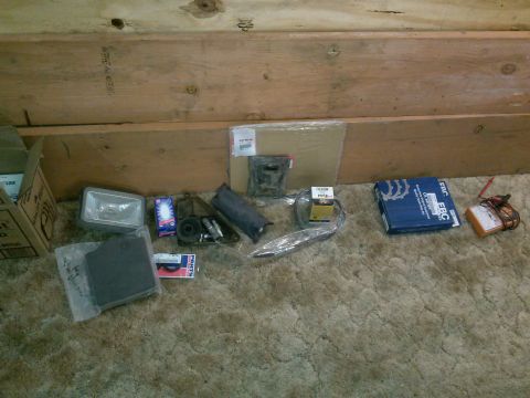 1987 Honda XL600R - new parts to be installed.