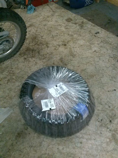1987 Honda XL600R - Yes. I bought new tires. Tubes. Rim liners. Maybe I can keep them inflated now. Kenda K270s front and rear. Look like a good tire for a gen…