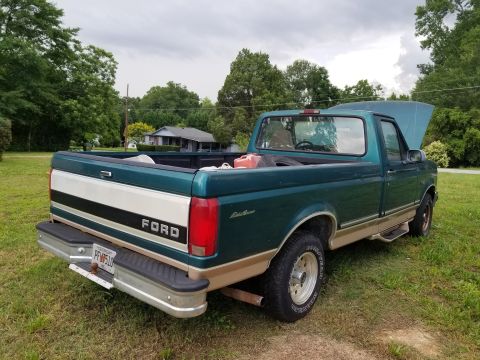 1996 Ford F-150 - This Ford F-150 pickup truck appears to be from the early to mid-1990s.