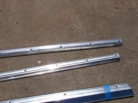 1973 Ford Ranchero - These aluminum trim pieces are not identifiable as belonging to a 1973 Ford Ranchero.