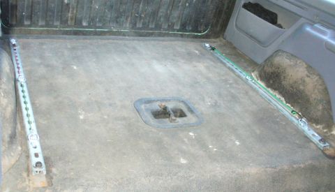 1992 Ford Bronco - Uni-strut tie-downs.