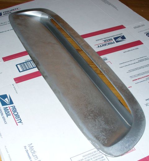 1992 Ford Bronco - Subaru hood scoop, making a template.