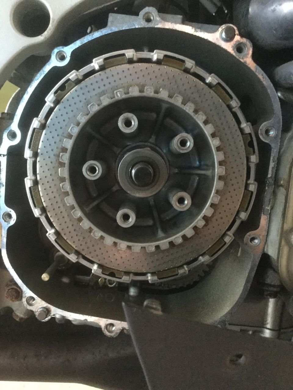 1998 ZX9R EBC clutch spring install