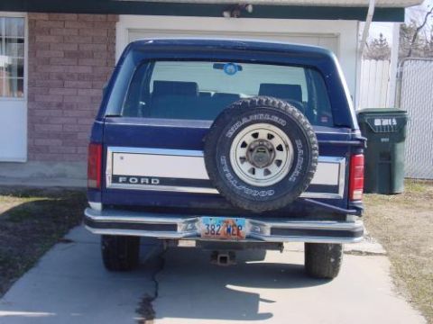 1981 Ford Bronco - Da Tank's butt