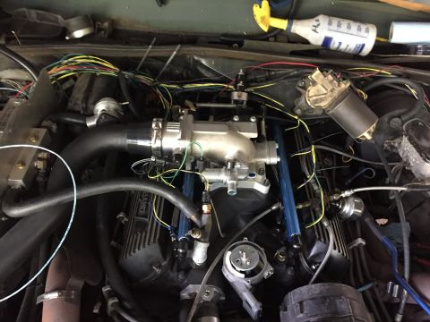 1981 Ford LTD - Most of the fuel injection wiring harness installed. Took a long time but I tracked down factory connectors and terminals for every thing.…