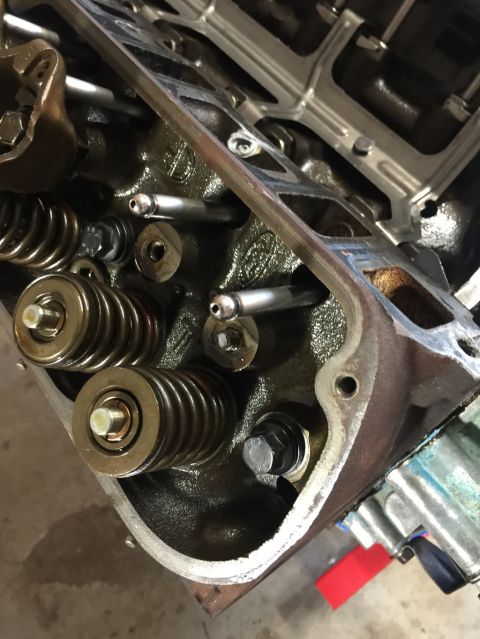 1989 Ford Bronco - Engine valve train components including springs, pushrods, and rocker arms are visible in this close-up shot.