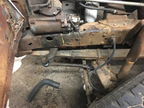 1967 Ford F-250 - This image shows the steering and suspension parts of a truck, not a complete vehicle.