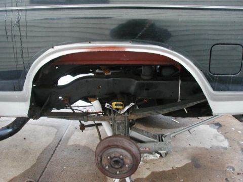 1985 Ford Bronco - rear after timming