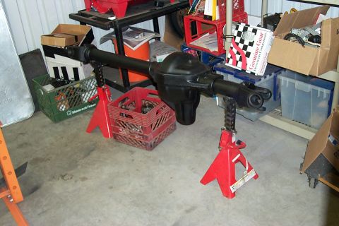 1996 Ford Bronco - On a side note this is the beautiful D60 that Scott is working on.