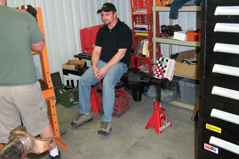 1996 Ford Bronco - This is Bud testing out the durability of Scotts Dana60.