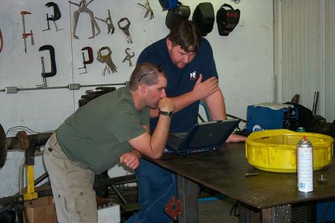 1996 Ford Bronco - This is Mitch (Bronco AZ) and Keith watching porno uuuuhhhhh I mean looking at Roll cage projects.