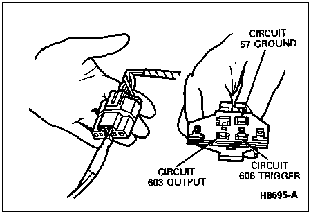 1992 Ford Bronco - ABS test connector