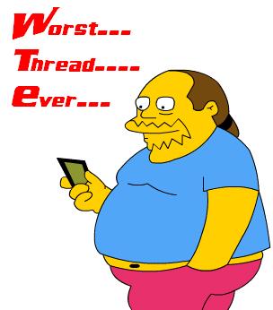 1978 Ford Bronco - Cartoon character reacts to a bad forum thread while holding a smartphone.