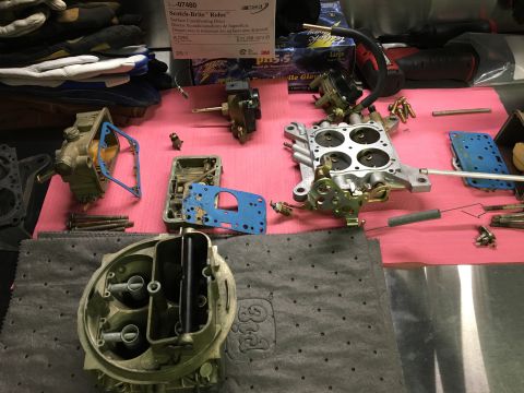 1968 Mercury Cougar - carb rebuild