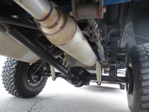 1967 Ford F-250 - Rear axle and suspension details of a 1967 Ford F-250 truck.