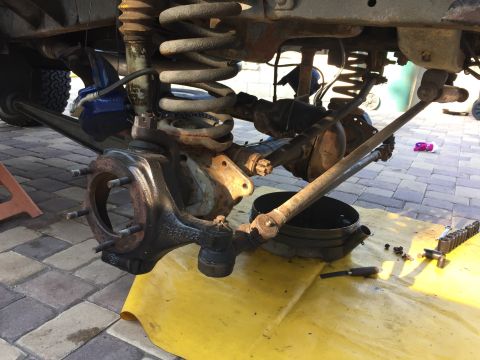 1978 Ford Bronco - All the steering linkage needs to be removed prior the swap with a restored differential. But we are replacing all the links anyways, they…
