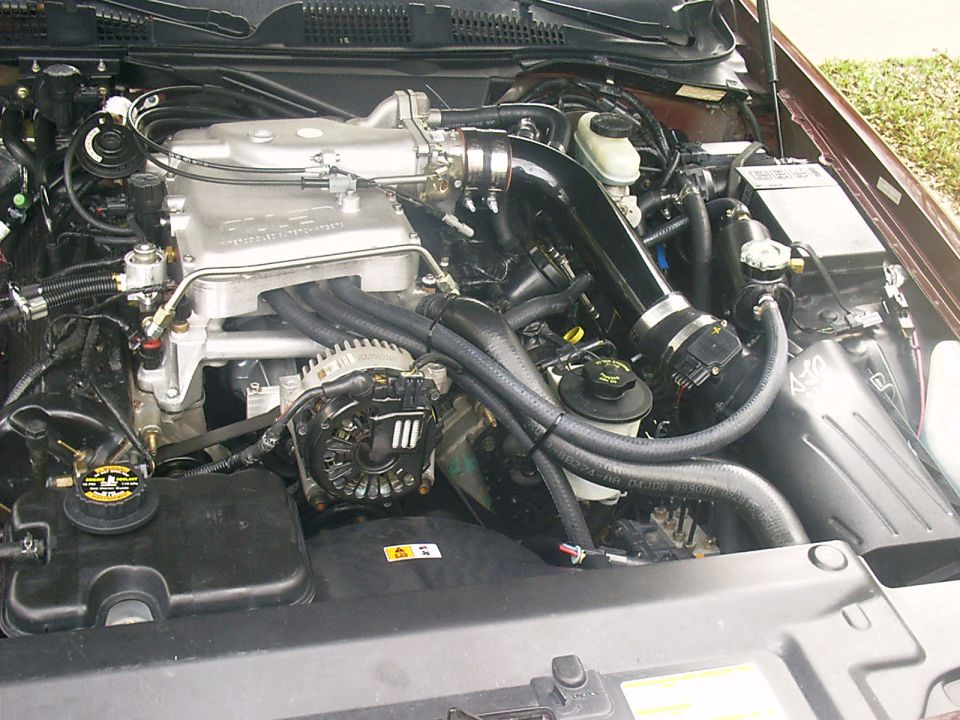 AED on top, Marauder Airbox, ADTR Intake, Bosch Inercooler Pump.