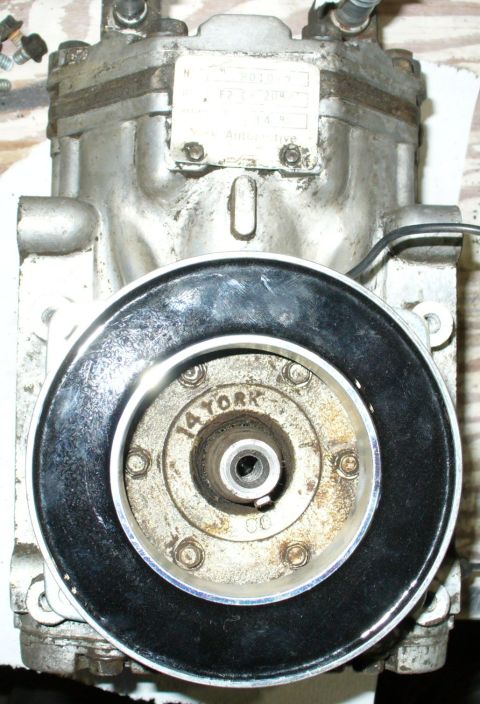 1992 Ford Bronco - New 5030 clutch for York 210 compressor...doesn't quite line up with the bolt holes.