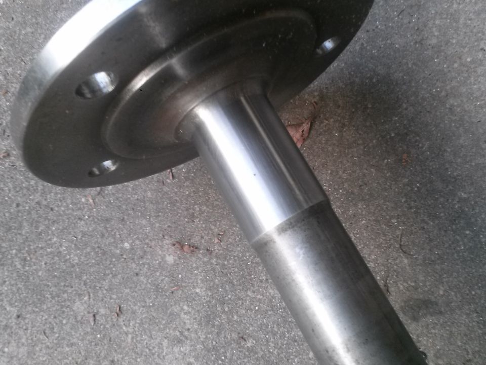 Axle shaft with flange, part of a rear end rebuild