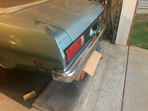 1975 Chevrolet Chevelle - 1975 Chevrolet Chevelle rear end, showing taillights and bumper detail.