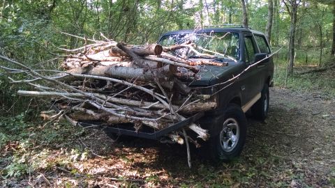 1983 Ford Bronco - After all that maintenance & repair, it's right back to work.