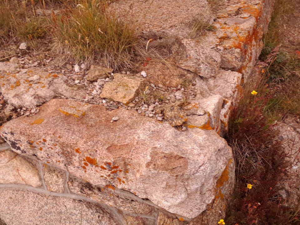 Corner of Corona hotel foundation. 1903-1929. Elevation 11,700 ft