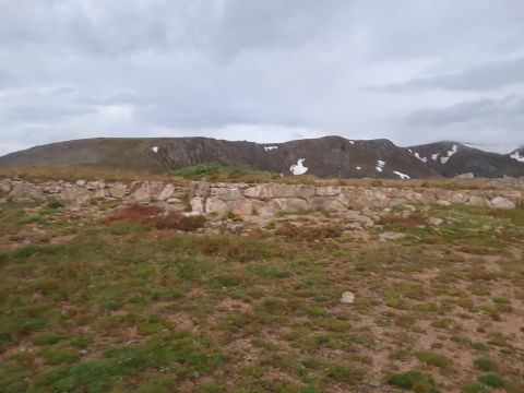 1985 Ford Bronco - Hotel foundation looking North