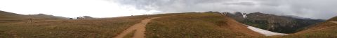 1985 Ford Bronco - Panorama of the Continental Divide trail, looking North
