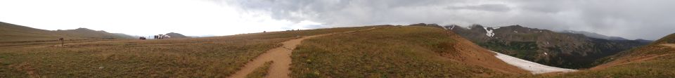 Panorama of the Continental Divide trail, looking North