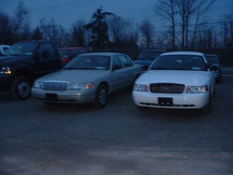 1999 Ford Crown Victoria - Tan SAP PI with a white PI.
