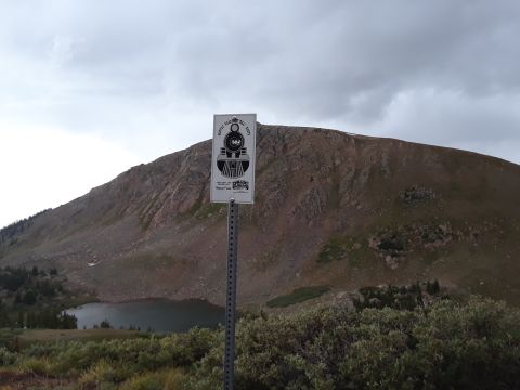 1985 Ford Bronco - Deadman's lake with Mt. Epworth to the North