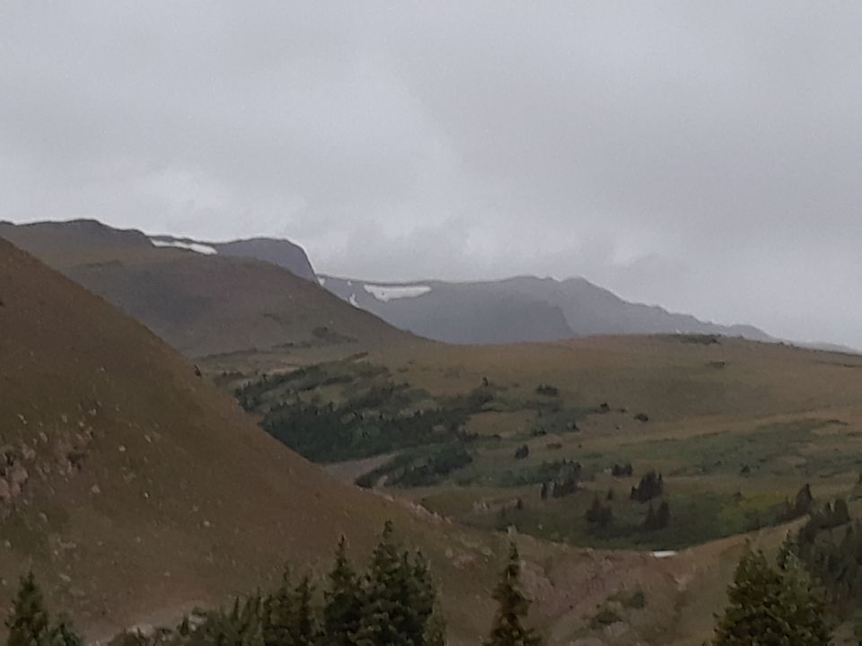 Heading up the top