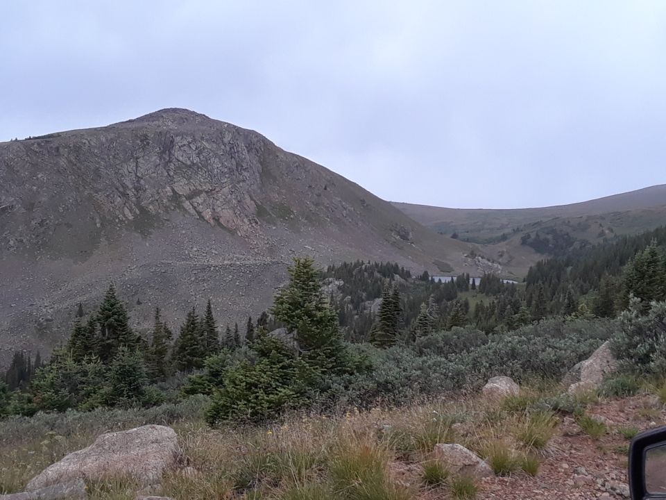 Mt. Epworth with Deadman's lake coming into view