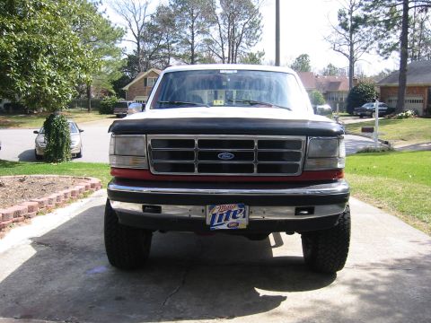 1993 Ford Bronco - Clear Corner Lights, Tow Hooks