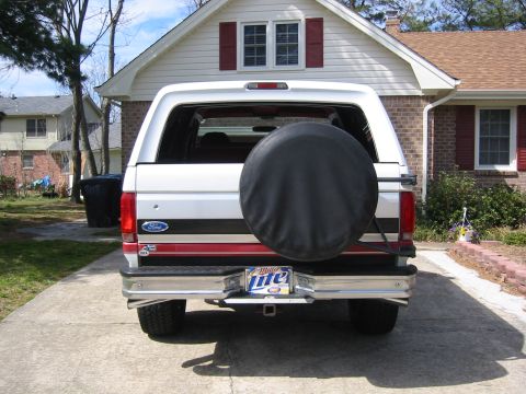 1993 Ford Bronco - 33 X 12.50 Spare and Custom made Tire Cover