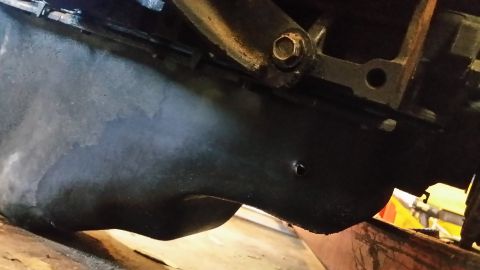 2003 Ford Ranger - Yep, that is a hole.