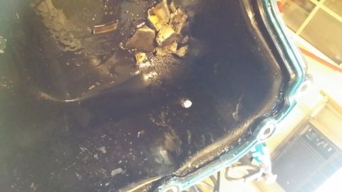 2003 Ford Ranger - Exit hole for something.