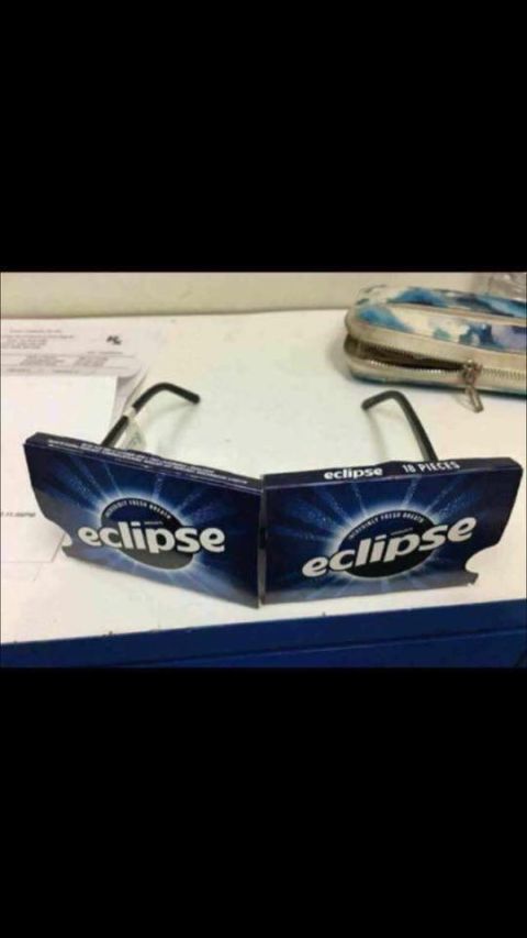 1971 Ford Ranchero - These novelty sunglasses were crafted from two packs of Eclipse gum.