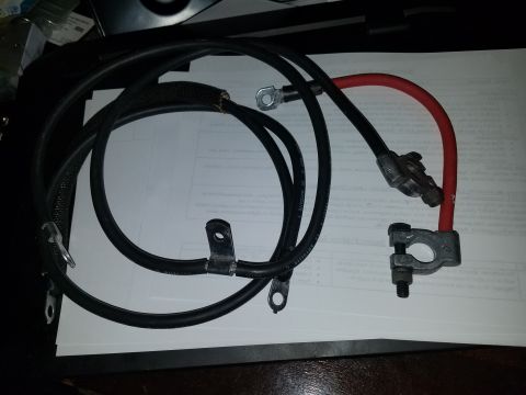 1971 Ford Mustang - Battery cables are essential for connecting the battery to the vehicle's electrical system.