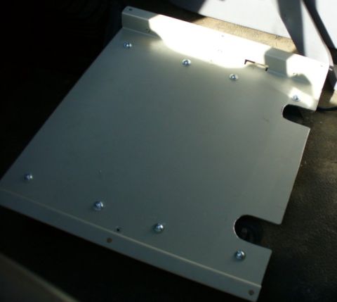 1992 Ford Bronco - Adapter plate to mount the Windstar slider to the Bronco rails.