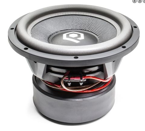 1994 Ford Bronco - A car stereo subwoofer is shown from a side angle, highlighting its construction and wiring.