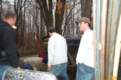 1986 Ford Bronco - Cheap entertainment. I swear I did do some of the work. Shaun is just the brawns behind the brains