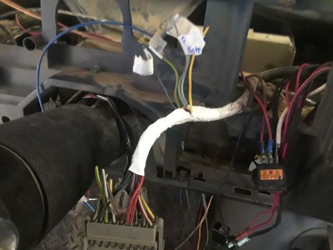 1985 Ford Bronco - Old wires separated into ones that I'll reuse and ones I wont