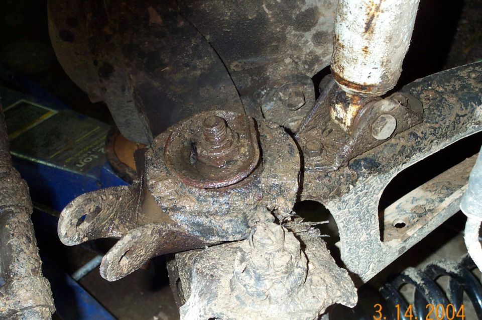 Bent Bottom Spring Retainer from spring jumping out.